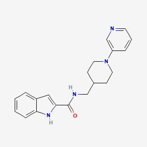 N-((1-(pyridin-3-yl)piperidin-4-yl)methyl)-1H-indole-2-carboxamide