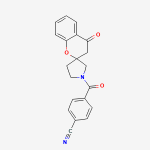 4-(4-Oxospiro[chroman-2,3'-pyrrolidin]-1'-ylcarbonyl)benzonitrile