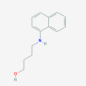 molecular formula C14H17NO B2451090 4-(萘-1-基氨基)-丁-1-醇 CAS No. 356539-12-3