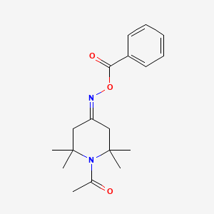 1-{4-[(Benzoyloxy)imino]-2,2,6,6-tetramethylpiperidino}-1-ethanone