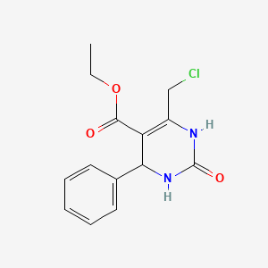 Ethyl 6-(chloromethyl)-2-oxo-4-phenyl-1,2,3,4-tetrahydropyrimidine-5-carboxylate