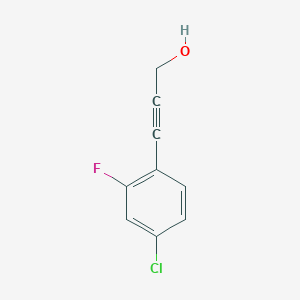 3-(4-Chloro-2-fluorophenyl)prop-2-yn-1-ol