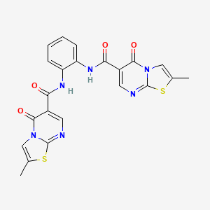N,N'-(1,2-phenylene)bis(2-methyl-5-oxo-5H-thiazolo[3,2-a]pyrimidine-6-carboxamide)