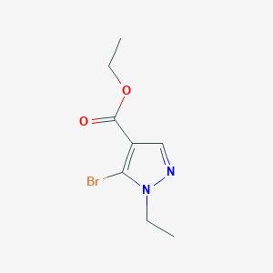 molecular formula C8H11BrN2O2 B2451185 Ethyl 5-bromo-1-ethyl-1H-pyrazole-4-carboxylate CAS No. 1454848-49-7