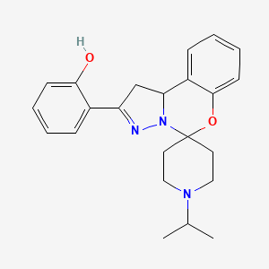 2-(1'-Isopropyl-1,10b-dihydrospiro[benzo[e]pyrazolo[1,5-c][1,3]oxazine-5,4'-piperidin]-2-yl)phenol