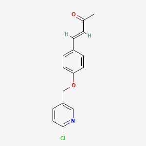 4-{4-[(6-Chloro-3-pyridinyl)methoxy]phenyl}-3-buten-2-one