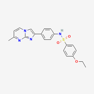 4-ethoxy-N-(4-(7-methylimidazo[1,2-a]pyrimidin-2-yl)phenyl)benzenesulfonamide