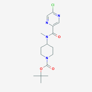 Tert-butyl 4-[(5-chloropyrazine-2-carbonyl)-methylamino]piperidine-1-carboxylate