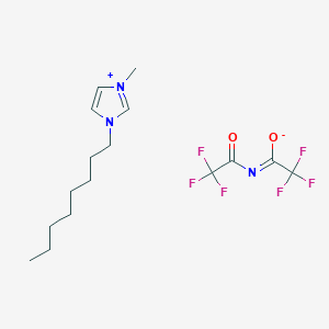 molecular formula C16H23F6N3O2 B2451292 1-Octyl-3-methylimidazolium bis((trifluoromethyl)sulfonyl)imide CAS No. 862731-66-6