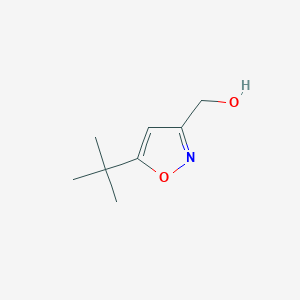 molecular formula C8H13NO2 B2451330 (5-(叔丁基)异噁唑-3-基)甲醇 CAS No. 202817-06-9