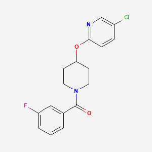 (4-((5-Chloropyridin-2-yl)oxy)piperidin-1-yl)(3-fluorophenyl)methanone