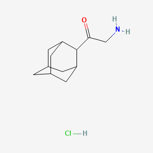 1-(Adamantan-2-yl)-2-aminoethan-1-one hydrochloride