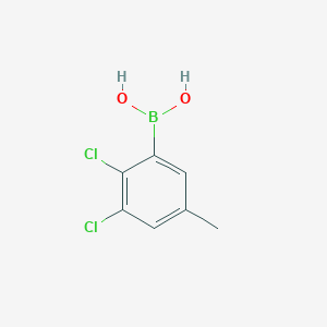 molecular formula C7H7BCl2O2 B2451356 2,3-Dichloro-5-methylphenylboronic acid CAS No. 2377606-78-3