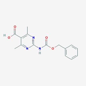 4,6-Dimethyl-2-(phenylmethoxycarbonylamino)pyrimidine-5-carboxylic acid