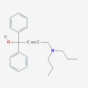 4-(Dipropylamino)-1,1-diphenylbut-2-yn-1-ol