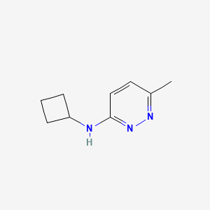 molecular formula C9H13N3 B2451472 N-cyclobutyl-6-methylpyridazin-3-amine CAS No. 1248513-03-2