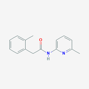 molecular formula C15H16N2O B245148 2-(2-methylphenyl)-N-(6-methylpyridin-2-yl)acetamide 