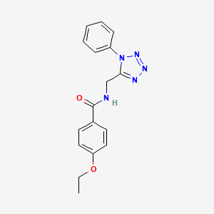 4-ethoxy-N-((1-phenyl-1H-tetrazol-5-yl)methyl)benzamide