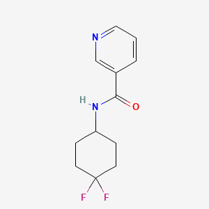 molecular formula C12H14F2N2O B2451502 N-(4,4-二氟环己基)烟酰胺 CAS No. 2034422-46-1