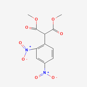 molecular formula C11H10N2O8 B2451533 Dimethyl 2-(2,4-dinitrophenyl)malonate CAS No. 59562-41-3