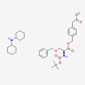 DicyClohexylamine (S)-2-(4-(((3-(benzyloxy)-2-((tert-butoxycarbonyl)amino)propanoyl)oxy)methyl)phenyl)acetate