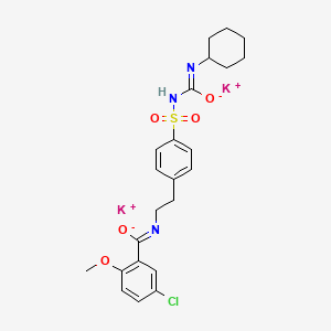 molecular formula C23H26ClK2N3O5S B2451558 Glyburide potassium salt CAS No. 23047-14-5
