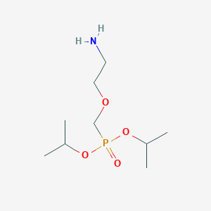 molecular formula C9H22NO4P B2451565 Bis(propan-2-yl) [(2-aminoethoxy)methyl]phosphonate CAS No. 169769-56-6