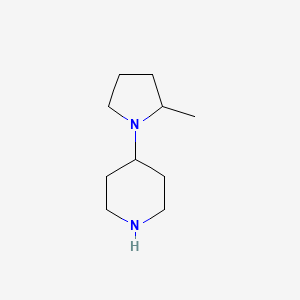 molecular formula C10H20N2 B2451573 4-(2-甲基吡咯烷-1-基)哌啶 CAS No. 904677-71-0