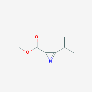molecular formula C7H11NO2 B2451596 Methyl 3-propan-2-yl-2H-azirine-2-carboxylate CAS No. 2287286-87-5