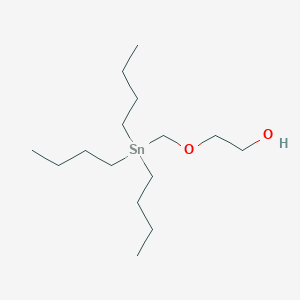 molecular formula C15H34O2Sn B2451597 2-(Tributylstannylmethoxy)ethanol CAS No. 475680-87-6