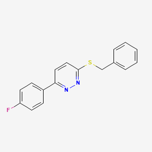 3-Benzylsulfanyl-6-(4-fluorophenyl)pyridazine