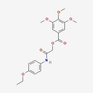 [2-(4-Ethoxyanilino)-2-oxoethyl] 3,4,5-trimethoxybenzoate