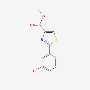 4-Thiazolecarboxylic acid, 2-(3-methoxyphenyl)-, methyl ester