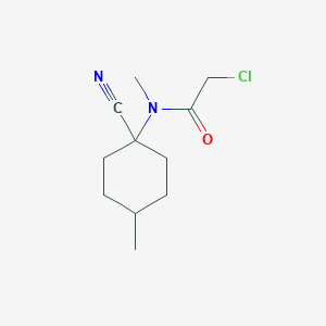 2-chloro-N-(1-cyano-4-methylcyclohexyl)-N-methylacetamide