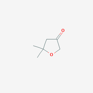 molecular formula C6H10O2 B2451654 5,5-Dimethyldihydrofuran-3(2h)-one CAS No. 3132-22-7