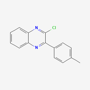 molecular formula C15H11ClN2 B2451747 2-Chloro-3-(p-tolyl)quinoxaline CAS No. 406713-34-6