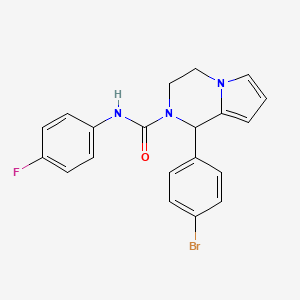 1-(4-bromophenyl)-N-(4-fluorophenyl)-3,4-dihydropyrrolo[1,2-a]pyrazine-2(1H)-carboxamide