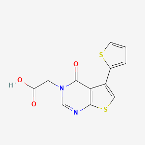 (4-oxo-5-thien-2-ylthieno[2,3-d]pyrimidin-3(4H)-yl)acetic acid