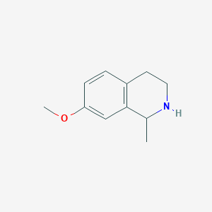 molecular formula C11H15NO B2452060 7-Methoxy-1-methyl-1,2,3,4-tetrahydroisoquinoline CAS No. 41565-95-1