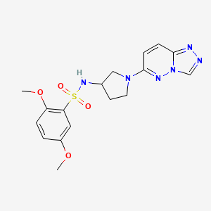 N-(1-([1,2,4]triazolo[4,3-b]pyridazin-6-yl)pyrrolidin-3-yl)-2,5-dimethoxybenzenesulfonamide
