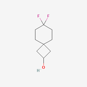 molecular formula C9H14F2O B2452087 7,7-Difluorospiro[3.5]nonan-2-ol CAS No. 2503208-08-8