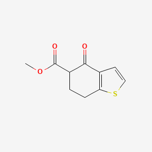 molecular formula C10H10O3S B2452096 4-氧代-4,5,6,7-四氢苯并[b]噻吩-5-甲酸甲酯 CAS No. 112101-60-7