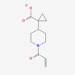 1-(1-Prop-2-enoylpiperidin-4-yl)cyclopropane-1-carboxylic acid