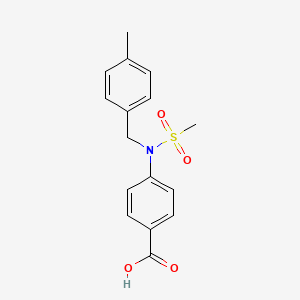 4-[(4-Methylbenzyl)(methylsulfonyl)amino]benzoic acid