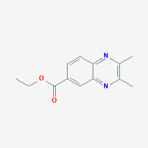 molecular formula C13H14N2O2 B2452195 Ethyl 2,3-dimethylquinoxaline-6-carboxylate CAS No. 32388-06-0