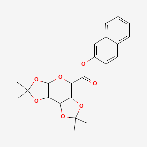 Naphthalen-2-yl 4,4,11,11-tetramethyl-3,5,7,10,12-pentaoxatricyclo[7.3.0.0^{2,6}]dodecane-8-carboxylate