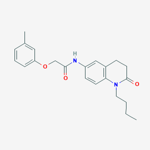 N-(1-butyl-2-oxo-1,2,3,4-tetrahydroquinolin-6-yl)-2-(m-tolyloxy)acetamide