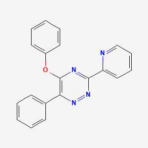 5-Phenoxy-6-phenyl-3-(2-pyridinyl)-1,2,4-triazine