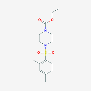 Ethyl 4-[(2,4-dimethylphenyl)sulfonyl]-1-piperazinecarboxylate