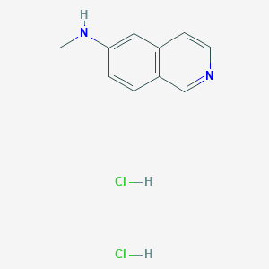 molecular formula C10H12Cl2N2 B2452274 N-甲基异喹啉-6-胺二盐酸盐 CAS No. 1820673-70-8